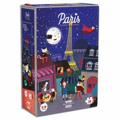 Londji Puzzle recto verso Nuit Jour Paris| Puzzles|Jeux Éducatifs