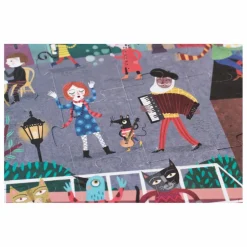 Londji Puzzle recto verso Nuit Jour Paris| Puzzles|Jeux Éducatifs