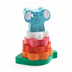 Djeco Puzzle relief Stack Happy| Jouets D'Éveil|Jouets D'Éveil