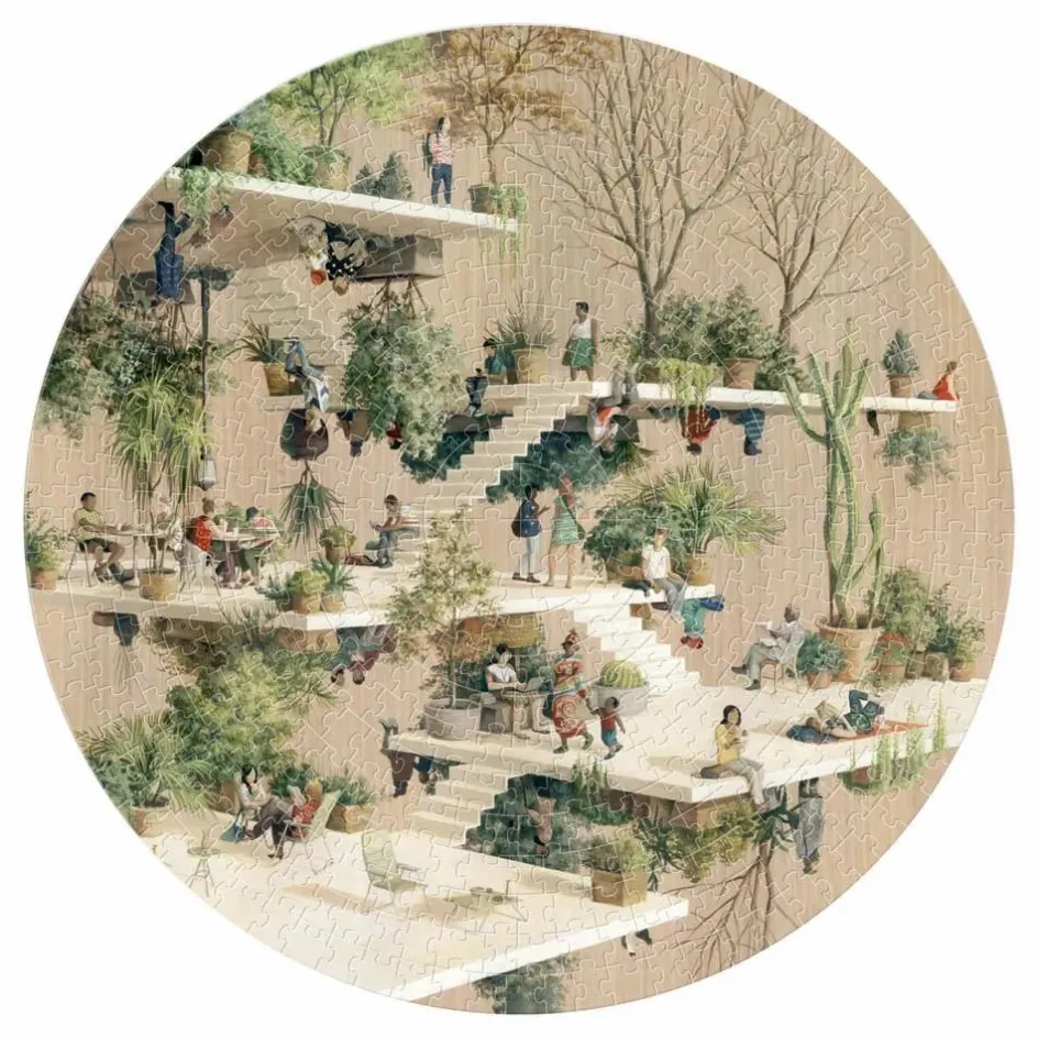 Londji Puzzles|Jeux Éducatifs*Puzzle rond Gravity 500 pièces