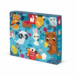 Discount Puzzle tactile Les Animaux de la Forêt - 20 pièces Puzzles|Jeux Éducatifs