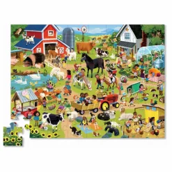 Best Crocodile Creek Puzzle Un jour à la ferme - 48 pièces Multicolore