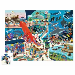 Crocodile Creek Puzzles|Jeux Éducatifs*Puzzle Une journée à l'aquarium - 48 pièces