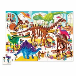 Outlet Crocodile Creek Puzzle Une journée au musée d'histoire naturelle - 48 pièces | Bleu