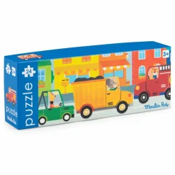 Hot Moulin Roty Puzzle Véhicules - 24 pièces Multicolore