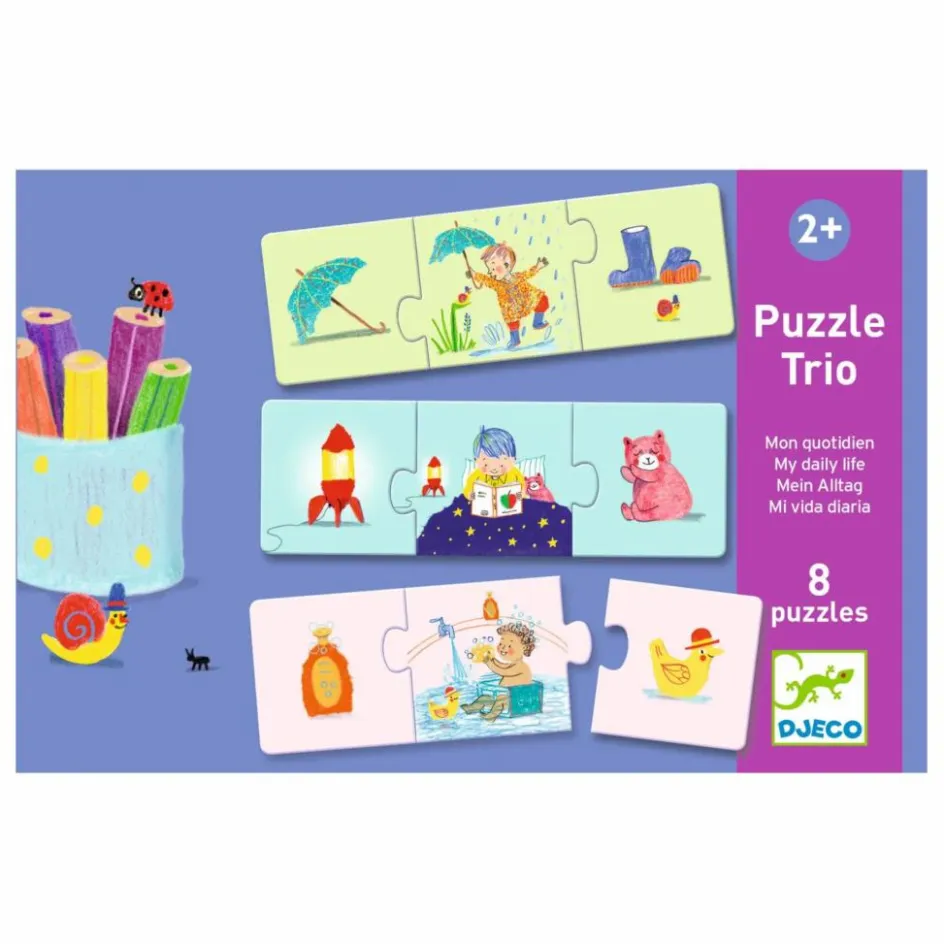 Djeco Puzzles duo-trio Quotidien| Puzzles|Jeux Éducatifs