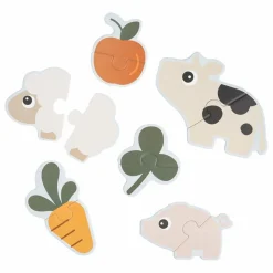Outlet Puzzles Tiny Farm - 6 puzzles Jouets D'Éveil|Jouets D'Éveil