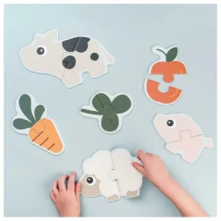 Outlet Puzzles Tiny Farm - 6 puzzles Jouets D'Éveil|Jouets D'Éveil