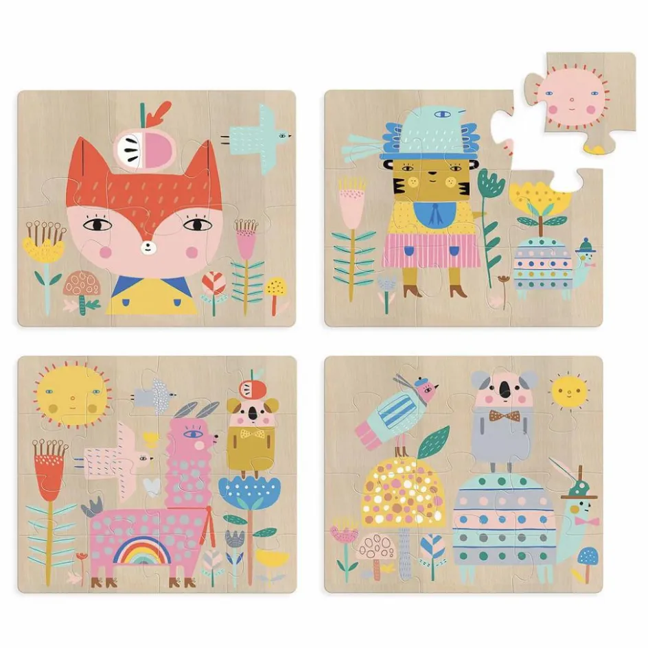 Sale Vilac Puzzles évolutifs - Suzy Ultman Multicolore