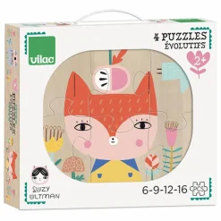 Sale Vilac Puzzles évolutifs - Suzy Ultman Multicolore