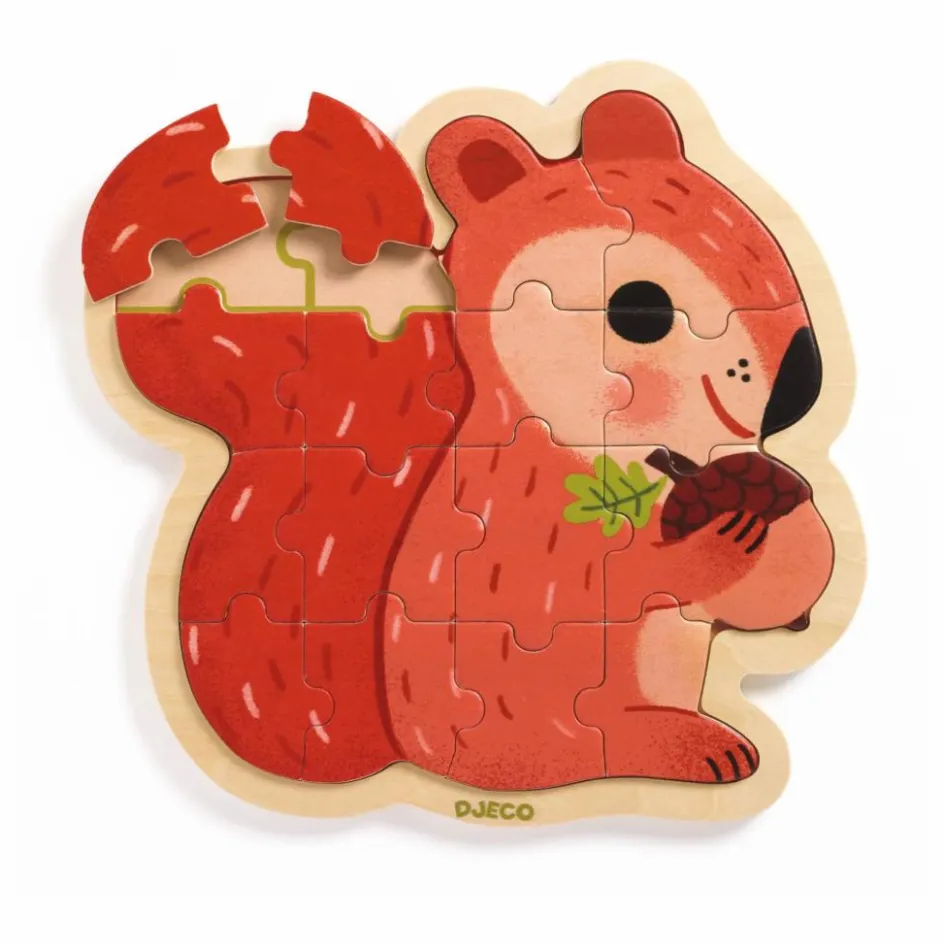 Djeco Puzzlo Nut| Puzzles|Jeux Éducatifs