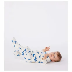 Online Petit Bateau Pyjama à Pieds Berry Coton Bio | Crème