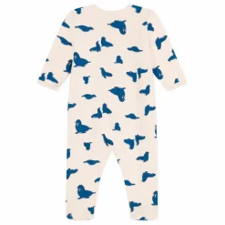 Online Petit Bateau Pyjama à Pieds Berry Coton Bio | Crème