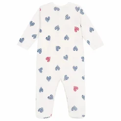 Best Petit Bateau Pyjama à Pieds Bertho Coton Bio | Ecru