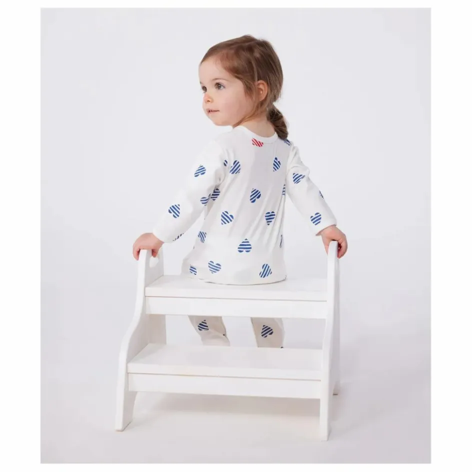 Best Petit Bateau Pyjama à Pieds Bertho Coton Bio | Ecru