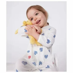 Best Petit Bateau Pyjama à Pieds Bertho Coton Bio | Ecru
