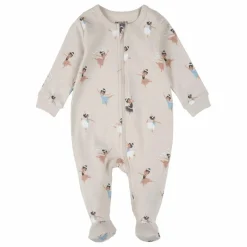 Petit Lem Pyjamas, Sous-Vêtements|Pyjamas Et Bodies*Pyjama Avec Pieds Ballerines Coton Bio |