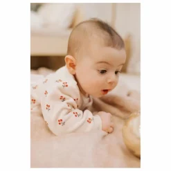 Petit Lem Pyjama Avec Pieds Fleuri Coton Bio || Pyjamas, Sous-Vêtements|Pyjamas Et Bodies