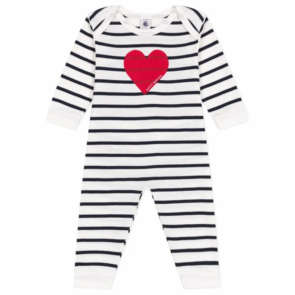 Petit Bateau Pyjama Berlin Coton Bio | Ecru