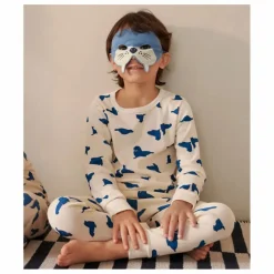 Clearance Petit Bateau Pyjama Bretino Coton Bio | Crème