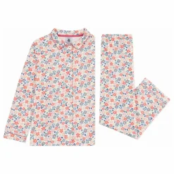 Online Pyjama Chemise et Pantalon Fleuris Coton Bio | Enfant Nuit, Sous-Vêtements