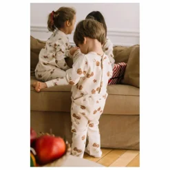 Best Studio Bohème Pyjama Chubby Noël Coton Bio | Ecru