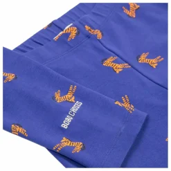 Sale Bobo Choses Pyjama Côtelé Zèbres Coton Bio | Bleu roi