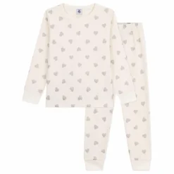 Online Pyjama Cœurs Pailletés Coton Bio | Enfant Nuit, Sous-Vêtements
