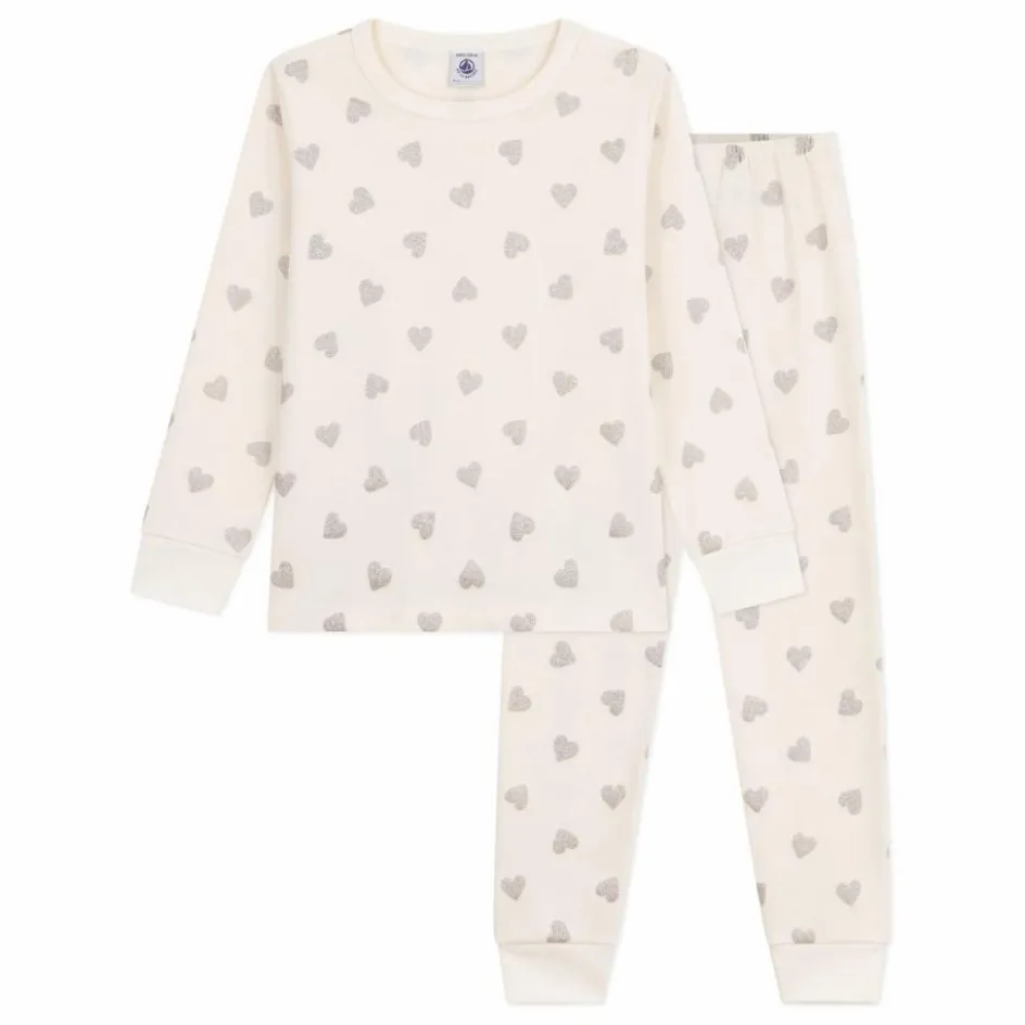 Online Pyjama Cœurs Pailletés Coton Bio | Enfant Nuit, Sous-Vêtements
