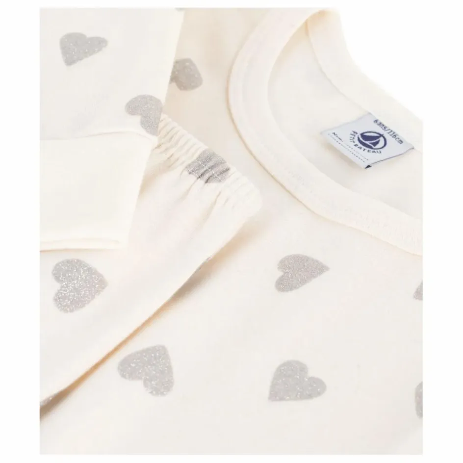 Online Pyjama Cœurs Pailletés Coton Bio | Enfant Nuit, Sous-Vêtements