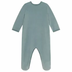 Outlet Petit Bateau Pyjama Dors Bien Baleine Coton Bio | Vert