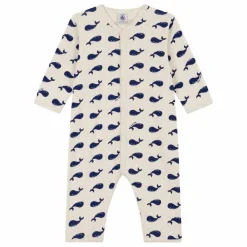 Petit Bateau Pyjama Dors Bien Sans Pieds Baleines Coton Bio || Pyjamas, Sous-Vêtements|Pyjamas, Sous-Vêtements