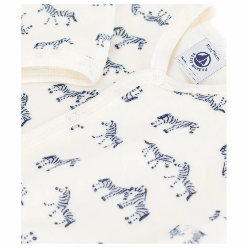Petit Bateau Pyjamas, Sous-Vêtements|Pyjamas Et Bodies*Pyjama Dors Bien Zèbres Coton Bio |