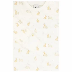 New Sleepy Doe Pyjama Lapins Coton Bio | Ecru