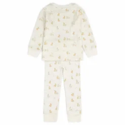 New Sleepy Doe Pyjama Lapins Coton Bio | Ecru