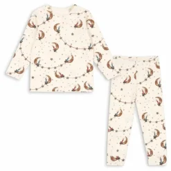 Enfant Konges Sløjd Nuit, Sous-Vêtements|Nuit, Sous-Vêtements*Pyjama Lunes Coton Bio |