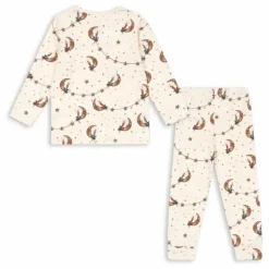 Enfant Konges Sløjd Nuit, Sous-Vêtements|Nuit, Sous-Vêtements*Pyjama Lunes Coton Bio |