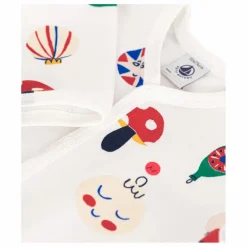 Best Petit Bateau Pyjama Molleton Boules de Noël | Blanc