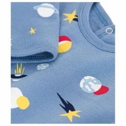 Petit Bateau Pyjamas, Sous-Vêtements|Pyjamas Et Bodies*Pyjama Molleton Espace |