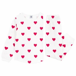 Petit Bateau Pyjama Molletonné Cœurs ||Enfant Nuit, Sous-Vêtements|Nuit, Sous-Vêtements