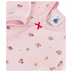 Petit Bateau Pyjamas, Sous-Vêtements|Pyjamas Et Bodies*Pyjama Nœud Dors Bien Fleuri Coton Bio |