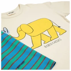 Bobo Choses Pyjama Rayé Eléphant Coton Bio ||Enfant Nuit, Sous-Vêtements|Nuit, Sous-Vêtements