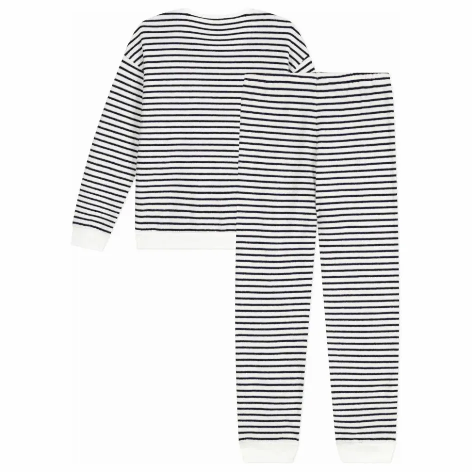 Petit Bateau Pyjama Rayé Eponge ||Femme Nuit