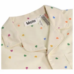 Enfant Molo Nuit, Sous-Vêtements*Pyjama Short Lexi Cœurs Coton Bio |