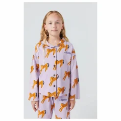 Clearance Bobo Choses Pyjama Zèbres Coton Bio | Lavande