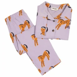 Clearance Bobo Choses Pyjama Zèbres Coton Bio | Lavande