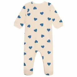 New Pyjama Zip Molleton Cœurs | Pyjamas Et Bodies|Pyjamas, Sous-Vêtements