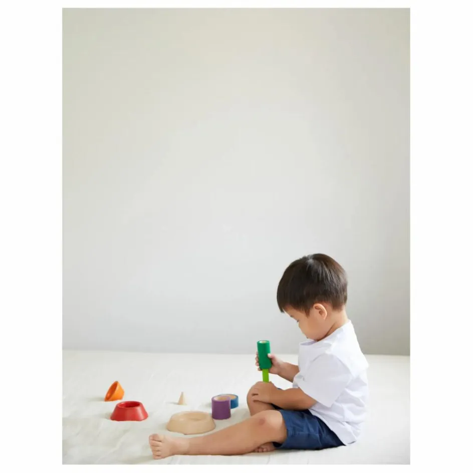 Plan Toys Jouets D'Éveil*Pyramide à empiler et à encastrer