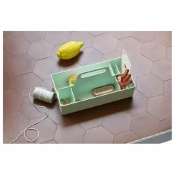 New Vitra Rangement Toolbox en plastique recyclé - Arik Levy | Vert Menthe