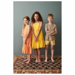 Enfant Caramel Robes, Combinaisons*Robe à Bretelles Soie Grape |